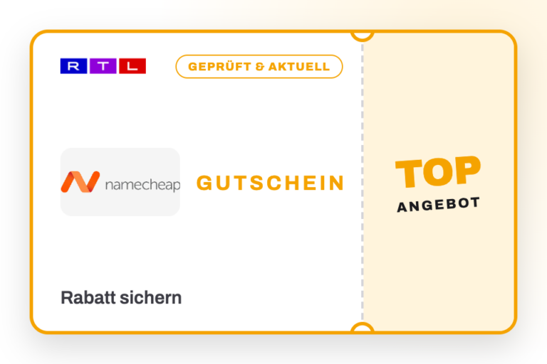 Gutschein Namecheap