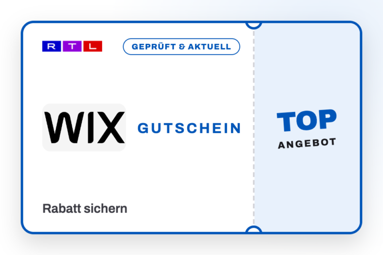 Gutschein Wix