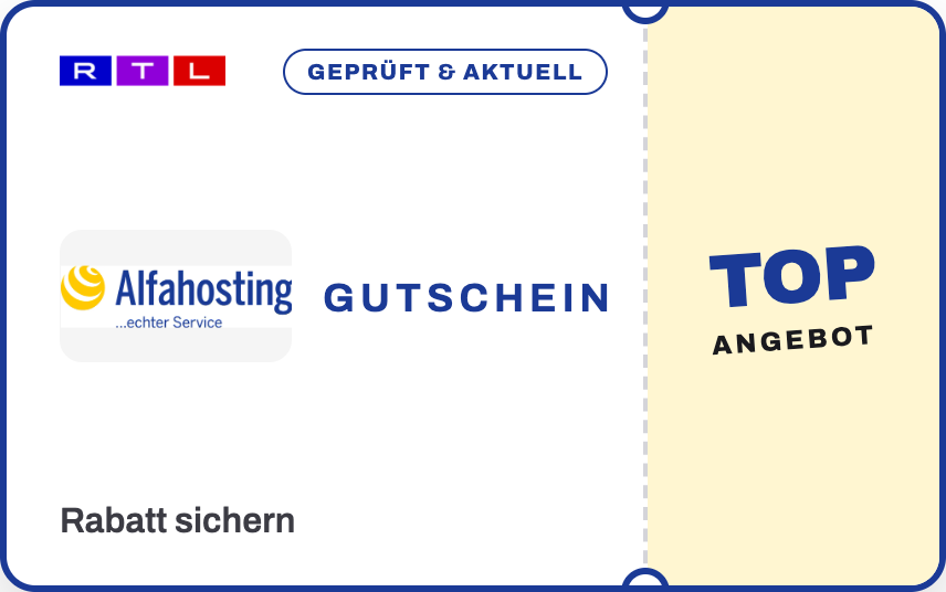 Alfa Hosting Gutschein 2026: Hosting mit Servicegarantie billiger