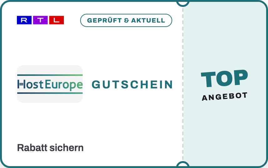 Host Europe Gutschein 2026: Traditionshoster zum Aktionspreis