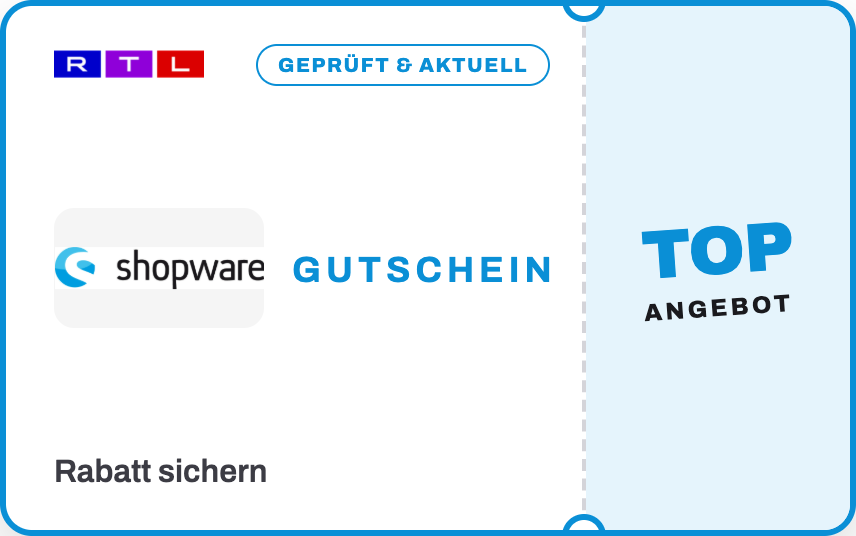 Shopware Gutschein 2026: Shopsystem made in Germany im Deal